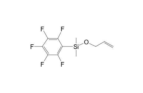 1-Dimethyl(pentafluorophenyl)silyloxyprop-2-ene