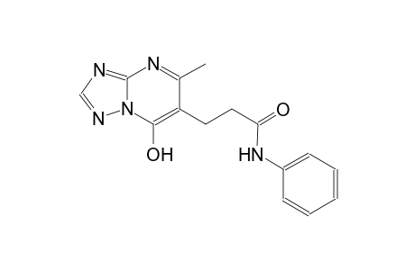 [1,2,4]triazolo[1,5-a]pyrimidine-6-propanamide, 7-hydroxy-5-methyl-N-phenyl-