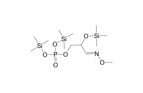 Phosphoric acid, 3-(methoxyimino)-2-[(trimethylsilyl)oxy]propyl bis(trimethylsilyl) ester, (.+-.)-