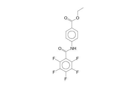 Ethyl 4-[(2,3,4,5,6-pentafluorobenzoyl)amino]benzoate
