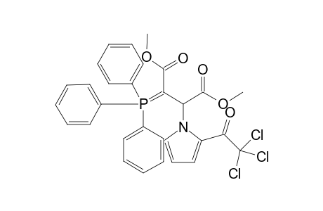 Dimethyl 2-(2-(2,2,2-tricholoroacetyel)-1H-pyrrol-1-yl) -3-(1,1,1-triphenyl-.lambda.5-phosphanylidene) succinate