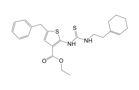ethyl 5-benzyl-2-[({[2-(1-cyclohexen-1-yl)ethyl]amino}carbothioyl)amino]-3-thiophenecarboxylate