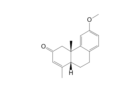 12-Methoxy-19-nor-5.beta.-podocarpa-3,8,11,13-tetraen-2-one