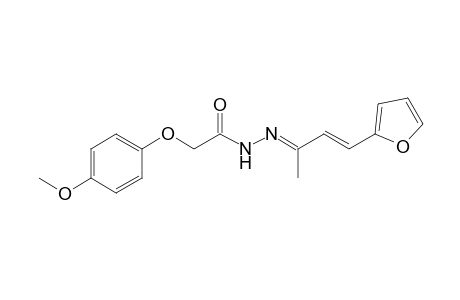 Acethydrazide, 2-(4-methoxyphenoxy)-N2-[3-(2-furyl)-1-methyl-2-propenylideno]-