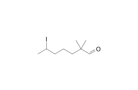 6-Iodo-2,2-dimethylheptanal