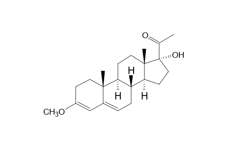 3,5-Pregnadien-3,17-diol-20-one 3-methyl ether
