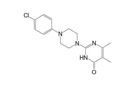 4(3H)-pyrimidinone, 2-[4-(4-chlorophenyl)-1-piperazinyl]-5,6-dimethyl-
