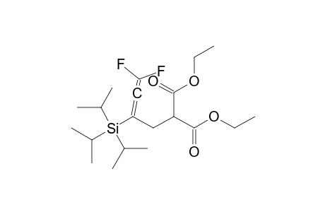 1,1-DIFLUORO-3-TRIISOPROPYLSILYL-5,5-DICARBOETHOXY-PENTA-1,2-DIENE