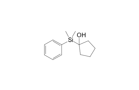 1-[dimethyl(phenyl)silyl]-1-cyclopentanol