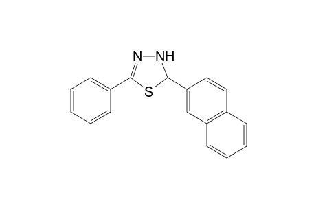 1,3,4-Thiadiazole, 2,3-dihydro-2-(2-naphthyl)-5-phenyl-