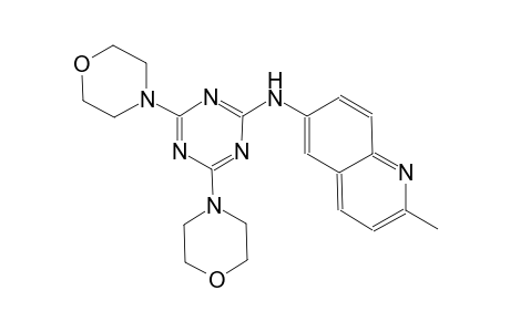 6-quinolinamine, N-[4,6-di(4-morpholinyl)-1,3,5-triazin-2-yl]-2-methyl-