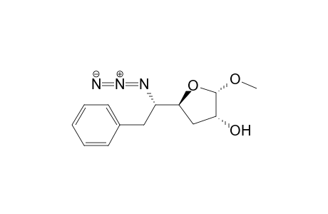 Methyl 6-C-Phenyl-5-azido-3,5,6-trideoxy-.beta.-L-talofuranoside