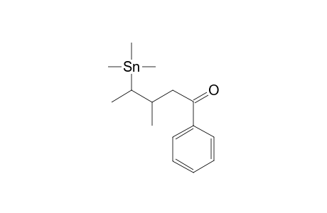 (3RS,4SR)-3-methyl-4-trimethylstannyl-1-phenyl-1-pentanone