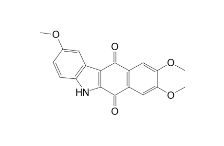 2,3,9-Trimethoxybenzo[b]carbazole-5,11-quinone
