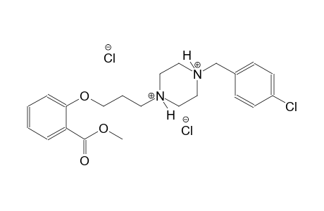 1-(4-chlorobenzyl)-4-{3-[2-(methoxycarbonyl)phenoxy]propyl}piperazinediium dichloride