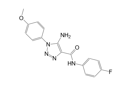 1H-1,2,3-triazole-4-carboxamide, 5-amino-N-(4-fluorophenyl)-1-(4-methoxyphenyl)-