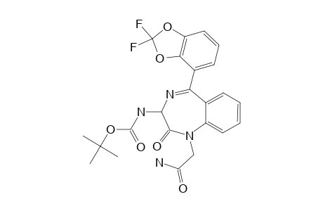 #35;(1-ETHYLCARBOXAMIDO-(5-(3,4-DIFLUOROMETHYLENEDIOXY)-PHENYL)-2-OXO-2,3,4,5-TETRAHYDRO-1H-BENZO-[E]-[1,4]-DIAZEPIN-3-YL)-CARBAMIC-ACID-TERT.-BUTYLESTER