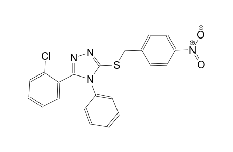 3-(2-chlorophenyl)-5-[(4-nitrobenzyl)sulfanyl]-4-phenyl-4H-1,2,4-triazole