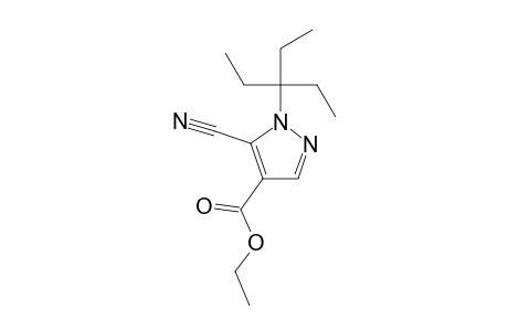 5-cyano-1-(1,1-diethylpropyl)pyrazole-4-carboxylic acid ethyl ester