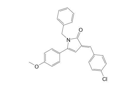 (E)-1-Benzyl-3-(4-chlorobenzylidene)-5-(4-methoxyphenyl)-1H-pyrrol-2(3H)-one