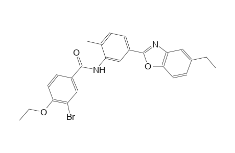 3-bromo-4-ethoxy-N-[5-(5-ethyl-1,3-benzoxazol-2-yl)-2-methylphenyl]benzamide
