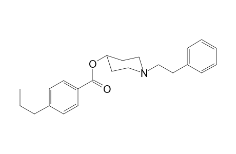 1-(2-Phenylethyl)piperidin-4-yl-4-propyl benzoate