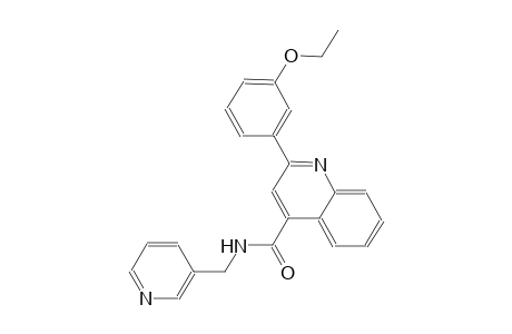 2-(3-ethoxyphenyl)-N-(3-pyridinylmethyl)-4-quinolinecarboxamide