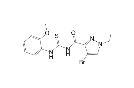 N-[(4-bromo-1-ethyl-1H-pyrazol-3-yl)carbonyl]-N'-(2-methoxyphenyl)thiourea