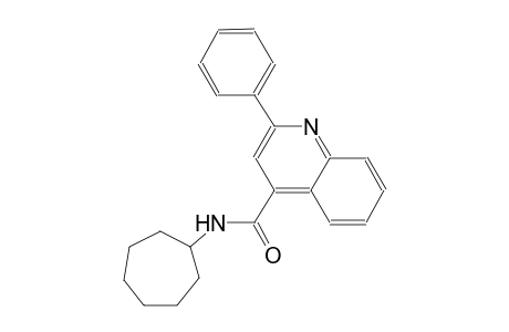 N-cycloheptyl-2-phenyl-4-quinolinecarboxamide