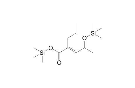 Trimethylsilyl 2-propyl-4-trimethylsilyloxypent-2-enoate, isomer
