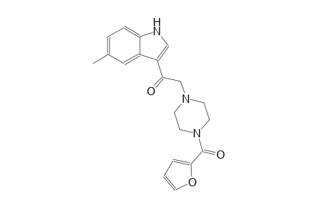 2-[4-(2-furoyl)-1-piperazinyl]-1-(5-methyl-1H-indol-3-yl)ethanone