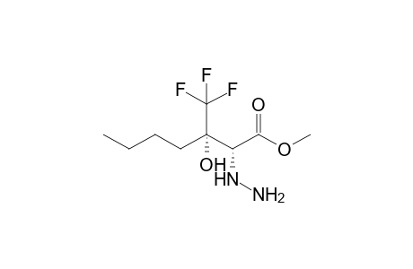 (2R,3S)-Methyl 2-hydrazino-3-hydroxy-3-trifluoromethylheptanoate