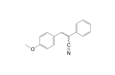 3-(p-Methoxyphenyl)-2-phenylacrylonitrile