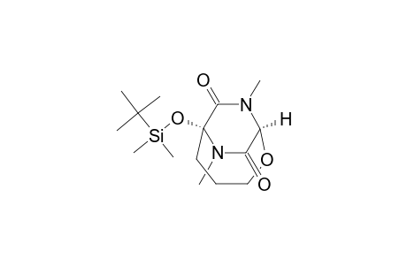 2-Oxa-7,9-diazabicyclo[4.2.2]decane-8,10-dione, 6-[[(1,1-dimethylethyl)dimethylsilyl]oxy