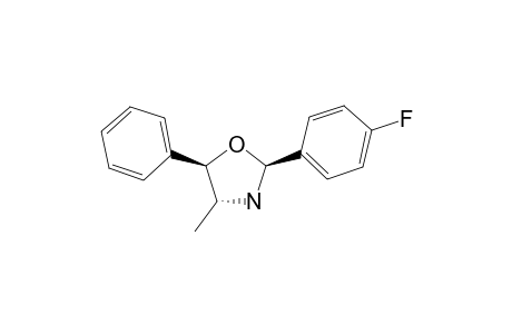 (2S,4R,5R)-2-(4-fluorophenyl)-4-methyl-5-phenyl-1,3-oxazolidine