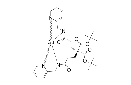 cupric 4,4-bis(tert-butoxycarbonyl)-N,N'-bis(2-pyridylmethyl)pimelimidate
