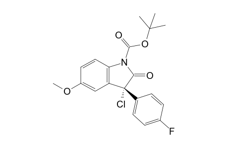 (R)-tert-Butyl 3-chloro-3-(4-fluorophenyl)-5-methoxy-2-oxoindoline-1-carboxylate