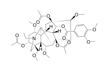 3,13-DIACETYLPSEUDOACONITRINE