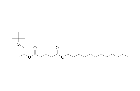 Glutaric acid, dodecyl 1-(tert-butoxy)prop-2-yl ester