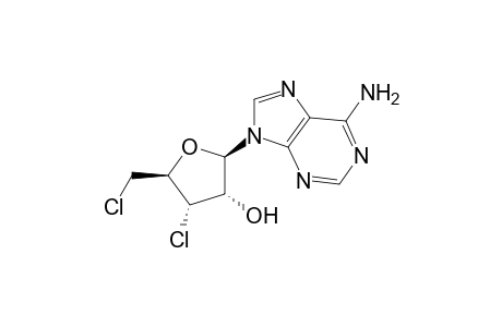 Adenosine, 3',5'-dichloro-3',5'-dideoxy-