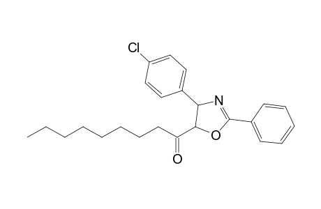 4-(4-Chlorophenyl)-5-(1-oxononyl)-2-phenyl-2-oxazoline
