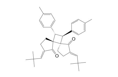 (5.alpha.,6.beta.,11.alpha.,12.beta.)-2,8-bis[(E)-2,2-dimethylpropylidene]-11,12-bis(4-methylphenyl)dispiro[4.0.4.2]dodecane-1,7-dione