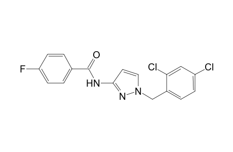 Benzamide, N-[1-[(2,4-dichlorophenyl)methyl]-1H-pyrazol-3-yl]-4-fluoro-