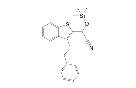 3-Phenethyl-.alpha.-[(trimethylsilyl)oxy]-2-benzothienyl-acetonitrile