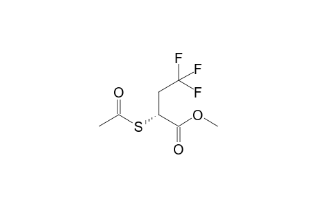 (2R)-2-(acetylthio)-4,4,4-trifluoro-butyric acid methyl ester