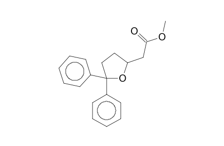 (5,5-Diphenyltetrahydrofuran-2-yl)acetic acid, methyl ester