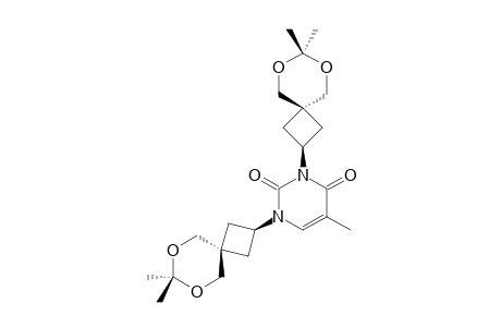 1,3-BIS-(7,7-DIMETHYL-6,8-DIOXASPIRO-[3.5]-NON-2-BETA-YL)-5-METHYLPYRIMIDINE-2,4(1H,3H)-DIONE