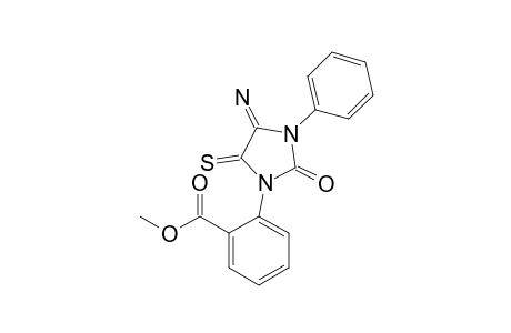 METHYL-2-(4-IMINO-2-OXO-3-PHENYL-5-THIOXO-IMIDAZOLIDIN-1-YL)-BENZOATE