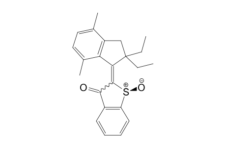 (E,Z)-2-(2,2-diethyl-4,7-dimethyl-2,3-dihydro-1H-inden-1-ylidene)-1-(.lambda.1-oxidanyl)-1,2-dihydro-3H-1.lambda.3-benzo[b]thiophen-3-one