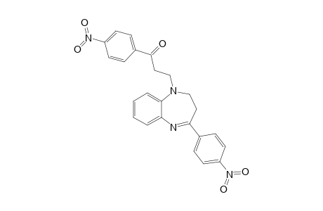 1-(4-nitrophenyl)-3-[4-(4-nitrophenyl)-2,3-dihydro-1,5-benzodiazepin-1-yl]-1-propanone